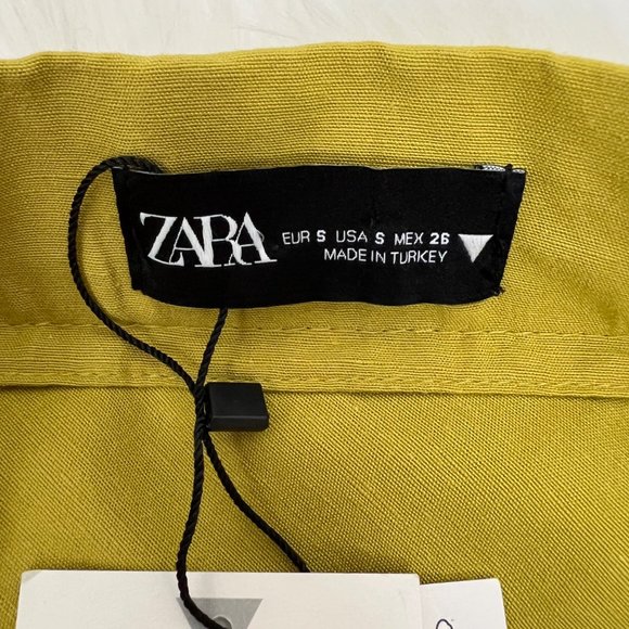 Zara Linen Viscose Mini Skirt Womens Small - Picture 4 of 9